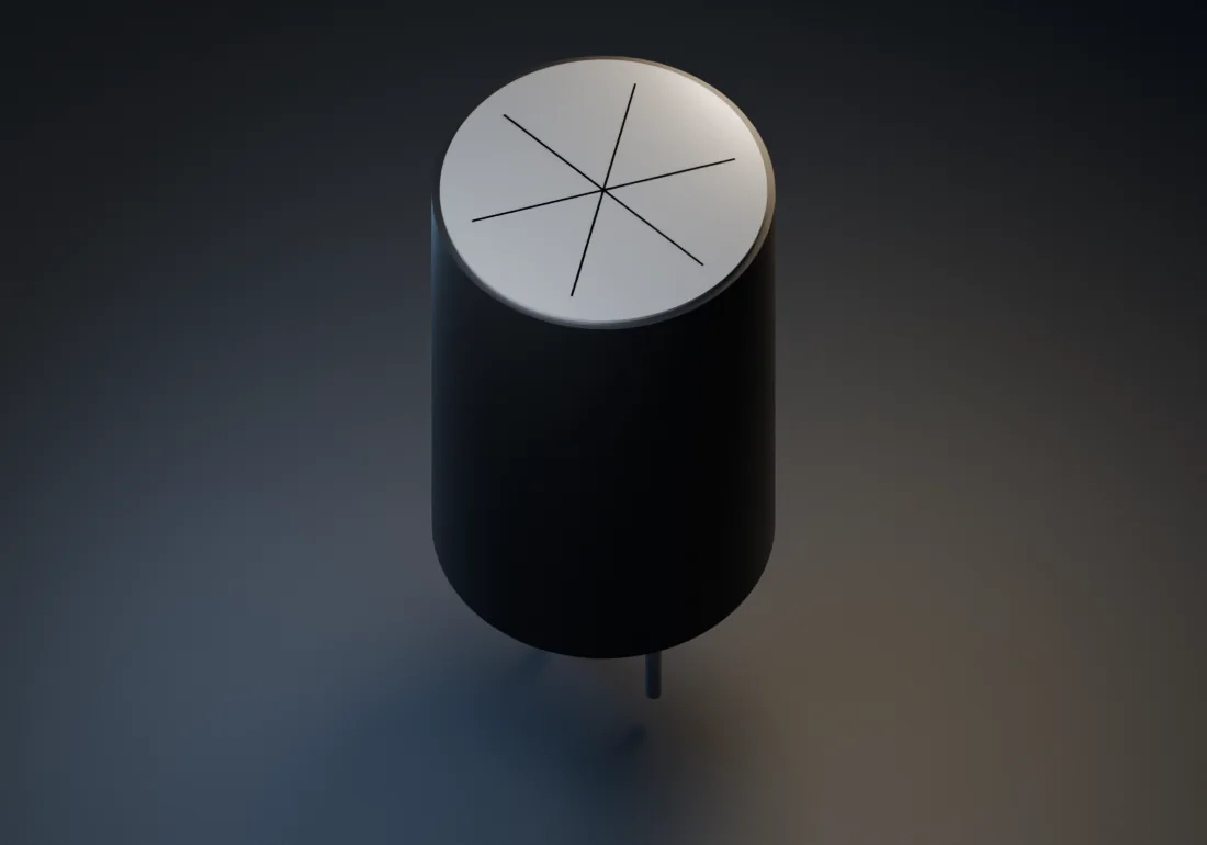 3D-Visualisierung von Stützkondensator